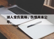 乐鱼体育-湖人受伤离场，伤情尚未公布。